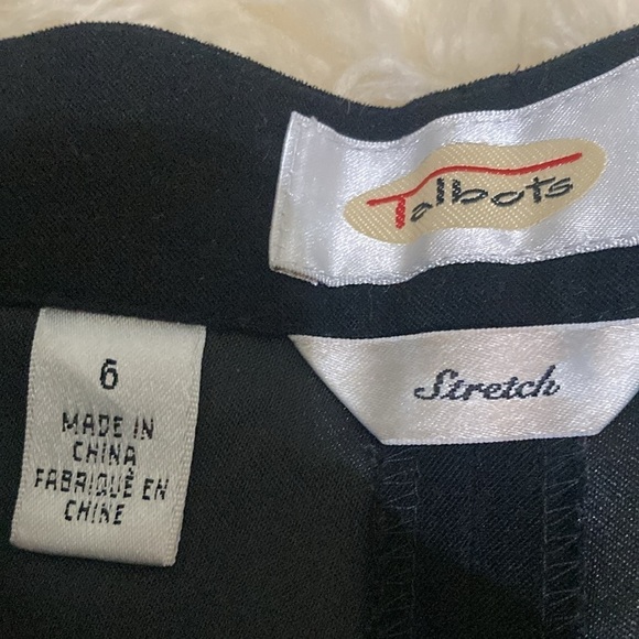 Talbots black pants size 6 - Picture 2 of 13